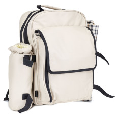 Рюкзак для пікніка Light House "Тревел" на 2 особи, бежевий (0503-014)