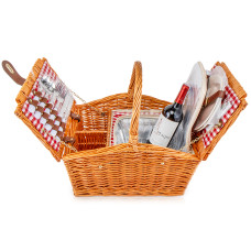 Кошик для пікніка Light House "Рандеву" на 2 особи, коричневий (0503-028)