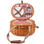 Зображення Кошик для пікніка Light House "Романтика" на 2 особи, коричневий (0503-018) ИМ Light-Deco 
