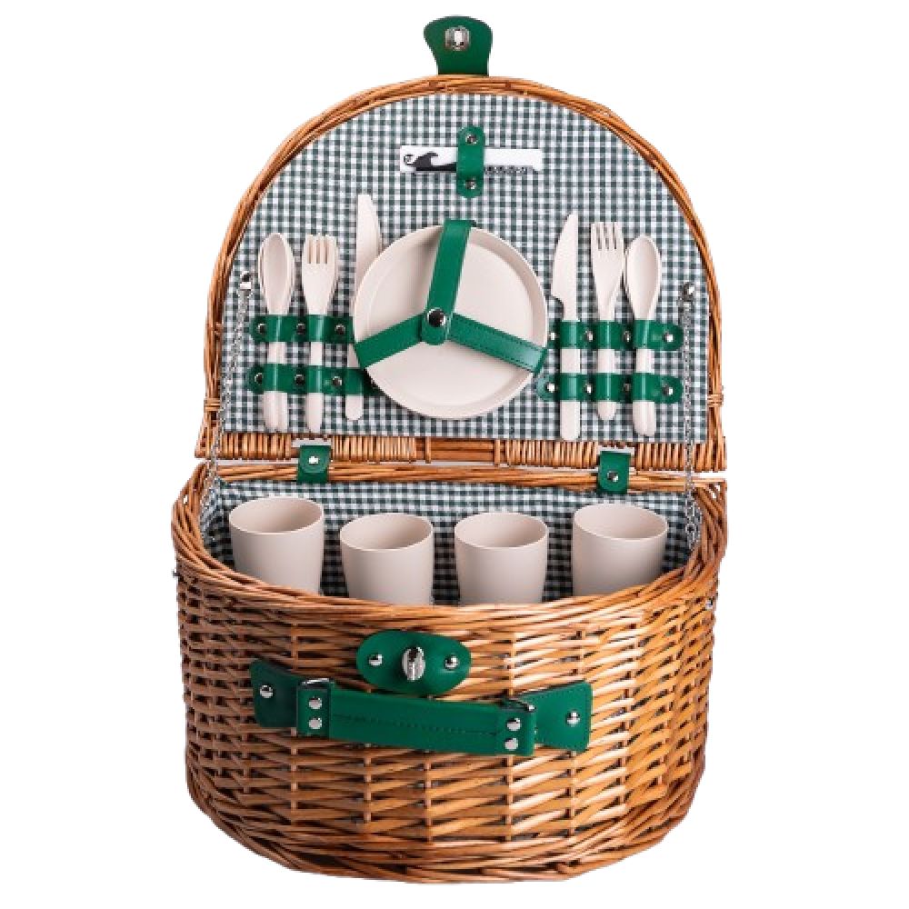 Зображення Кошик для пікніка Light House LG-30122 на 4 особи, коричневий ИМ Light-Deco 