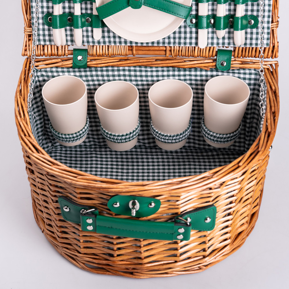 Зображення Кошик для пікніка Light House LG-30122 на 4 особи, коричневий ИМ Light-Deco 3 