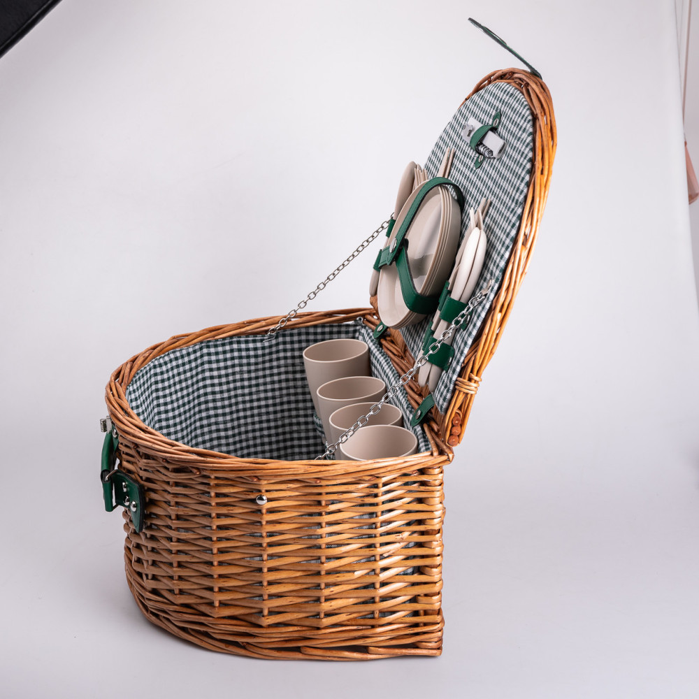 Зображення Кошик для пікніка Light House LG-30122 на 4 особи, коричневий ИМ Light-Deco 6 