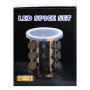 Изображение Набор для специй 12 предметов на круглой подставке с LED-подсветкой HP15284 ИМ Light-Deco 8 