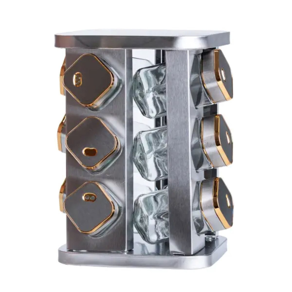 Изображение Набор для специй на подставке 12 баночек по 100 мл HP15285 ИМ Light-Deco 