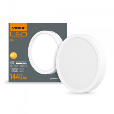 Светильник светодиодный накладной круглый LED VIDEX 18W 5000K White белый