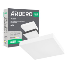 Светодиодный накладной светильник Ardero AL808 6Вт 5000K белый Светодиодный накладной светильник Ardero AL808 6Вт 5000K белый