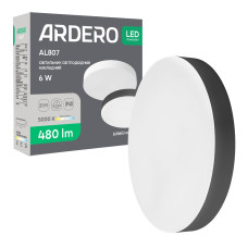 Светодиодный накладной светильник Ardero AL807 6Вт 5000K черный Светодиодный накладной светильник Ardero AL807 6Вт 5000K черный