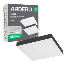 Светодиодный накладной светильник Ardero AL808 6Вт 5000K черный Светодиодный накладной светильник Ardero AL808 6Вт 5000K черный