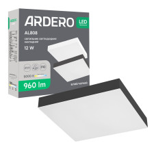 Светодиодный накладной светильник Ardero AL808 12Вт 5000K черный Светодиодный накладной светильник Ardero AL808 12Вт 5000K черный