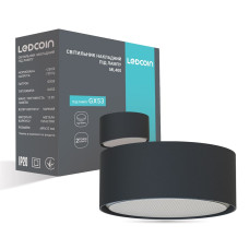 Накладной светильник Ledcoin ML400 под лампу черный Накладной светильник Ledcoin ML400 под лампу черный
