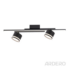 Накладной светильник Ardero ML440-2 10Вт 4000K 2xGX53 черный Накладной светильник Ardero ML440-2 10Вт 4000K 2xGX53 черный