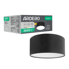 Светодиодный накладной светильник Ardero AL544 30Вт 4000K черный Светодиодный накладной светильник Ardero AL544 30Вт 4000K черный