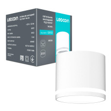 Накладной светильник Ledcoin ML406 Mero под лампу белый Накладной светильник Ledcoin ML406 Mero под лампу белый