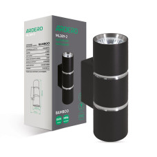 Накладной светильник Ardero ML389-2 BAMBOO под лампу черный хром