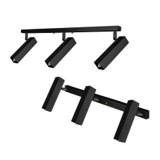 Світильник лофт MSK Electric Quadro із поворотними плафонами спот SQ 1840-3