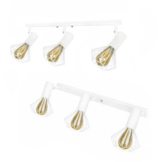 Світильник лофт MSK Electric Diadem настінно-стельовий NL 22151-3W білий