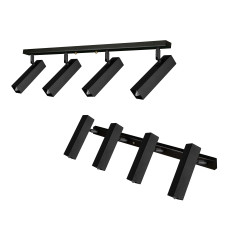 Світильник лофт MSK Electric Quadro з поворотними плафонами SQ 1840-4