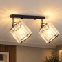Зображення Светильник настенно-потолочный MSK Electric Brillante спот на два плафона Е27 черный NL 121251-2 BK ИМ Light-Deco 6 