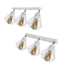 Світильник у стилі лофт MSK Electric Milan з поворотним механізмом NL 5381-3 W