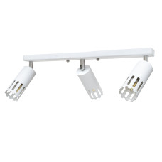 Светильник потолочный MSK Electric Teramo спот поворотный на три плафона белый NL 180501-3 WH белый Светильник потолочный MSK Electric Teramo спот поворотный на три плафона белый NL 180501-3 WH белый
