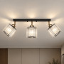 Зображення Светильник настенно-потолочный MSK Electric Brillante спот на три плафона Е27 черный NL 121251-3 BK ИМ Light-Deco 5 