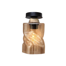 Світильник стельовий MSK Electric Tornado під одну лампу PL 202452 BK