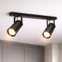 Зображення Світильник спот стельовий поворотний MSK Electric Focus під дві лампи Е27 чорний NL 14050-2 BK ИМ Light-Deco 7 