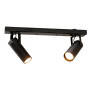 Зображення Світильник спот стельовий поворотний MSK Electric Focus під дві лампи Е27 чорний NL 14050-2 BK ИМ Light-Deco 8 