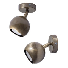 Світильник настінно-стельовий MSK Electric Core спот поворотний NL 11151-1 BN