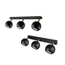 Світильник MSK Electric Core настінно-стельовий спот поворотний NL 11151-1 BK 