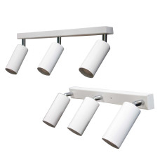 Світильник стельовий MSK Electric Tube спот з поворотним механізмом NL 1105-3 W