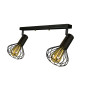 Зображення Світильник лофт настінно-стельовий MSK Electric Lotus NL 14151-2 BK ИМ Light-Deco 3 