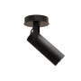 Зображення Світильник стельовий спот поворотний MSK Electric Focus під лампу Е27 чорного кольору NL 14050-1 BK ИМ Light-Deco 1 