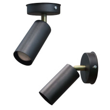 Світильник MSK Electric Tube спот з поворотним механізмом NL 1105-1 чорний