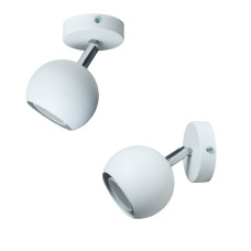 Світильник настінно-стельовий MSK Electric Core спот поворотний NL 11151-1 WH