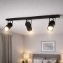 Зображення Світильник стельовий спот поворотний MSK Electric Focus під три лампи Е27 чорний NL 14050-3 BK ИМ Light-Deco 2 