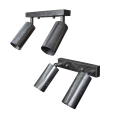 Світильник у стилі лофт MSK Electric Tube спот з поворотним механізмом NL 1105-2 SILVER