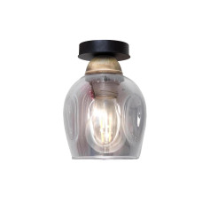 Світильник стельовий MSK Electric Tornado під одну лампу PL 202452 BK