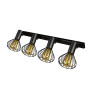 Зображення Світильник лофт настінно-стельовий MSK Electric Lotus NL 14151-4 BK ИМ Light-Deco 2 