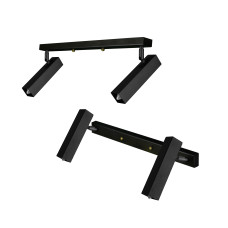 Світильник лофт MSK Electric Quadro із поворотними плафонами спот SQ 1840-2