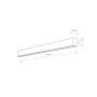 Зображення Купить Светильник Nowodvorski 7595 Straight wall led T8LED 1x22W 3000K 3200Lm IP20 Bl ИМ Light-Deco 1 