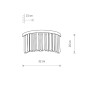 Зображення Купить Светильник Nowodvorski 7632 Cristal Е14 2x60W IP20 Chrom ИМ Light-Deco 2 