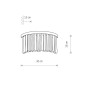 Зображення Купить Светильник Nowodvorski 7633 Cristal Е14 2x60W IP20 Bl ИМ Light-Deco 2 