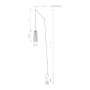 Изображение Бра Nowodvorski 9264 Dover GU10 1x35W IP20 Bl ИМ Light-Deco 2 