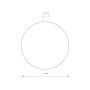 Зображення Купить Светильник Nowodvorski 7634 Ring LED 1x7W 3000K 235Lm IP20 Bl ИМ Light-Deco 1 