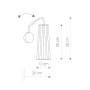 Изображение Бра Nowodvorski 9266 Dover GU10 1x35W IP20 Bl ИМ Light-Deco 1 