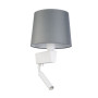 Зображення Бра з абажуром Nowodvorski 8215 Chillin IP20 Wh абажур сірий ИМ Light-Deco 2 