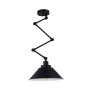 Зображення Бра Nowodvorski 9126 Pantograph E27 1x60W IP20 Bl колір чорний ИМ Light-Deco 1 
