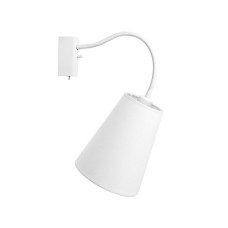 Бра з абажуром Nowodvorski 9764 Flex Shade E27 1x60W IP20 Wh колір білий