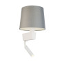 Зображення Бра з абажуром Nowodvorski 8215 Chillin IP20 Wh абажур сірий ИМ Light-Deco 1 